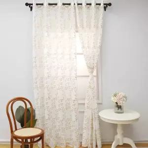 고품질 햇살가득 골든리프 창문 얇은 커튼 속커튼 가리개 햇살가득 (WFHJE8Y)