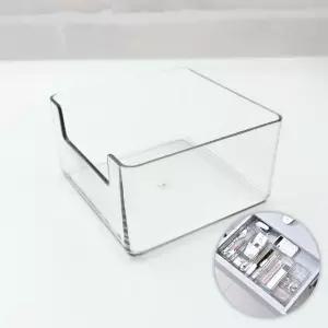 하루시작 모듈형 투명 사각 수납함 소 10X10X6 (WFGMDMR)