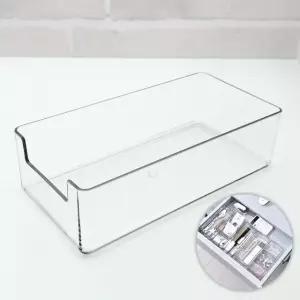 하루시작 모듈형 투명 사각 수납함 중 10X20X6 (WFGMDND)