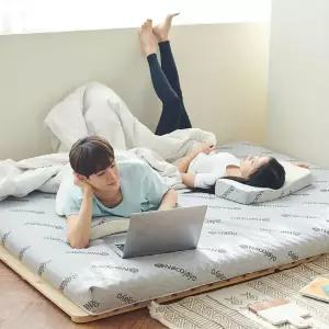 나코자요 체압분산 매트리스 토퍼 원룸 자취 바닥 숙면 침대 수면매트 12cm