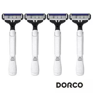 도루코 페이스4 휴대용면도기 4P 여행용면도기 쉐이빙용품 일회용면도기 남성위생용품