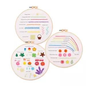 십자수 패키지 DIY 스티치 샘플 세트 선물 3종 (WFK0A78)