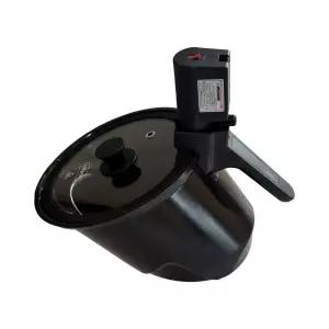 바이탈플랜트 롤팬 뉴 오리지널 자동회전냄비 블랙 1개 / 써클