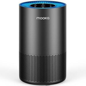 가정용 대형 객실 반려동물용 공기청정기 최대 1300 피트 무카 H13 트루 헤파 360 공기 흡입구 향기 침실