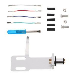 레코드 플레이어 교체 부품용 와이어가 포함 턴테이블 헤드쉘 1세트 호환 리뉴얼 포노 쉘 액세서리 비닐 오