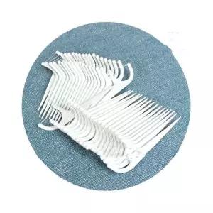 일회용 치실 100P 손잡이치실 W 치실 일회용치실 치간칫솔 일회용품