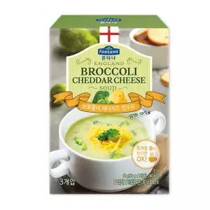 폰타나 잉글랜드 브로콜리 체다치즈 수프 즉석지함 60g 폰타나 브로콜리
