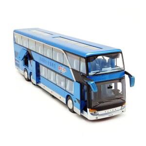 이층버스 다이 트 고속 모형 사다리차 차량 블루 전기 골드박스 빨간색 시티투어 투어