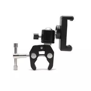 슈퍼 클램프 볼헤드 카메라 고프로 히어로 7 6 5 4 3로브라켓 캠브 액션브 더블브 어댑터 부품 캡아답타 로