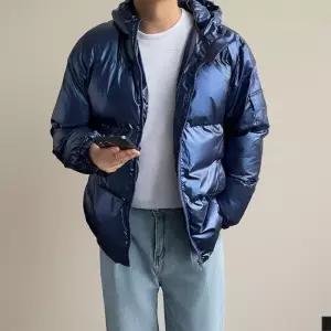 [프로셀러] 노코 유광 애나멜 하이글로시 후드 숏패딩 점퍼