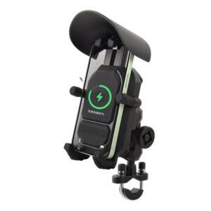 오토바이무선충전기 해드폰거치대 고속충전 비엔티안 충격흡수 해드폰 튜브 거치대 무선충전기