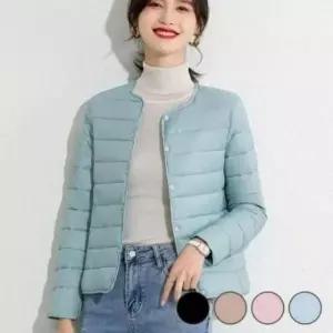 베이직 여성 겨울 라운드 브이넥 변환 투웨이 패딩 자켓 자켓 라운드 여성 변환 브이넥 베이직 패딩 겨울