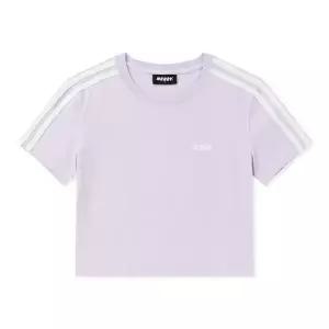 [널디](대전신세계)우먼스 베이직 NY 크롭 반팔 티셔츠 라이트퍼플