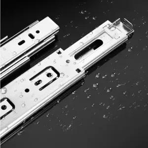 가구 3단 서랍 슬라이딩 서랍장 싱크대 레일 400mm 서랍레일 서랍하부레일