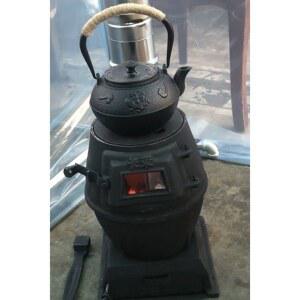 주물화목난로 가정용 나무장작 고구마 1. 트럼펫 미니 작업장 농업용 나무 화덕 주전자