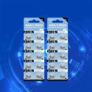 단추 필라스 배터리 알카라인 셀 코인 AG6 32mAh LR921 171 1.5V 2-50 개