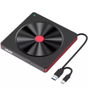 CD롬 플레이어 외장형 CDDVD 드 USB 30 CD DVD -RW 버너 ROM 리더기 PC 노트북 데스크탑용