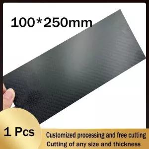 얇은합판 나무 목재 원목 1개 100x250mm 3K 고경도 탄소 섬유 시트 100 패널 보드 05mm-6mm 두께 재료