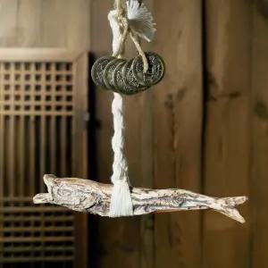 도자기 액막이 명태 북어 모형 벽걸이 개업 선물 집들이 이사 전통 액땜 물건 행운 풍수 인테리어소품 현관문 장식품 옛날 엽전 삼재 풍수지리 물고기 미니어처 민속 장식 용품