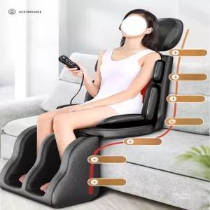 전신 안마의자 기계 선물 사무실 가정용 마사지 안락 마사지기계 레스트온 자동 형 가죽