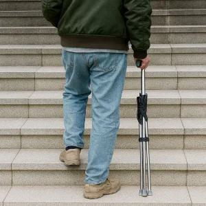 노인 지팡이 의자 접이식 스틱 보행보조