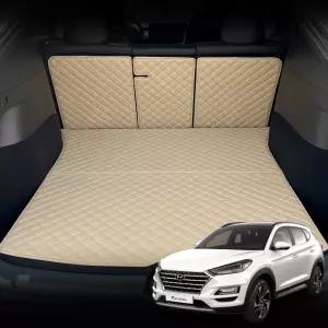 컨셉토 가죽 퀼팅 올뉴 투싼 TL 전용 등커버 트렁크매트 세트