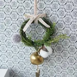 코튼 SCU311K4 폼폼 스타일 리스 문종 바이올렛 고품질 1P 현관