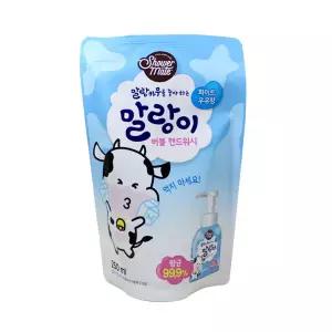 애경 말랑이 버블 핸드워시 화이트 우유향 250ml 18개입  BOX