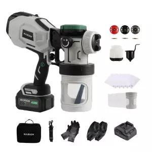 나리온 충전 스프레이건 NR-21SP 페인트 에어리스 전동 무선 풀세트