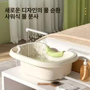 루미브릿지 누워서머리감기 이동식 대야 샴푸대