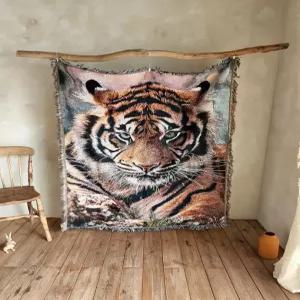 호피 담요 포근함 이불 차박 럭셔리 호랑이 낮잠