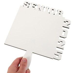 스토바자 2025 졸업 승화 사진 액자 휴대용 선풍기 DIY 공예품 전송 중학교 대학 파티 11.81X7.87인치 기념품