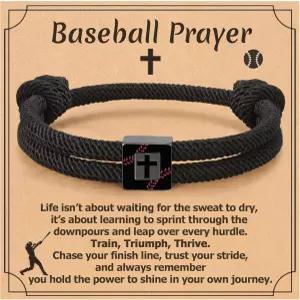 청소년 남자 크로스 브레이슬릿을 위한 ESPVO 야구/농구/축구/하키 브레이슬릿 선수 팀 애호가를 선물 손자