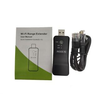 범용 USB TV WiFi 동글 어댑터 WPS 용 300Mbps 무선 네트워크 카드 RJ45 리피터 samsung 호환 LG SONY호환