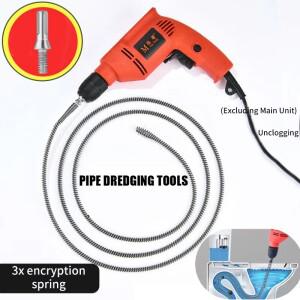 1/1.5/2.5/3.5/5 미터 드레인 클리너 10mm 직경 파이프 스프링 녹슬지 않는 하수구 싱크대 막힘 제거제 청