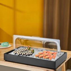 뷔페 냉장 쇼케이스 반찬 진열대 싱글 업소용 그리드 초밥