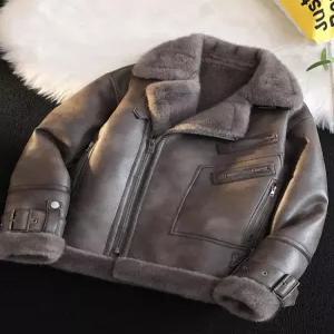 남성 무스탕 자켓 페이스드 양털 톰하디 빠니깔레 집업