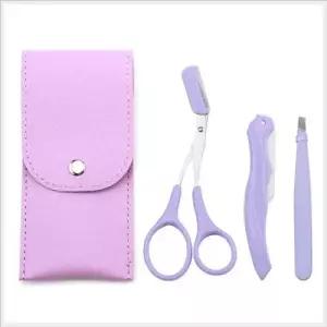 WL 휴대용 여행용 눈썹가위 눈썹정리 눈썹칼 세트 WFLR3RU