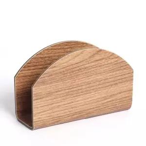 아카시아 반달 냅킨 홀더 카페 인테리어 넵킨 꽂이 식탁용 소품 (WFKJJKZ)