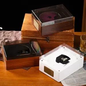 레트로CD플레이어 감성 빈티지 블루투스 LP턴테이블 레코드플레이어 모양