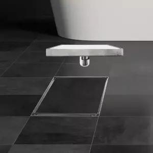 HLBATH 타일 유가 스텐레스 타일삽입형유가 스텐육가 200 50mm)