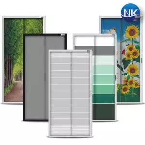 엔케이롤 현관방충망 자동 롤방충망 자석 현관문 미세 교체 방충문