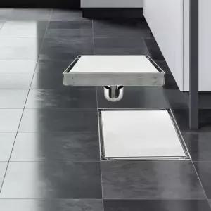 HLBATH 타일 유가 스텐레스 타일삽입형유가 스텐육가 150 50mm)