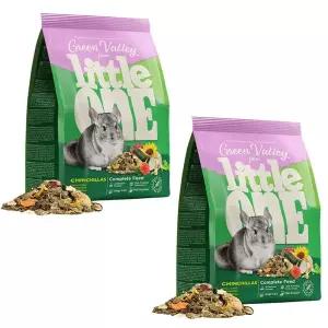 [애니몰파크]리틀원 그린밸리 푸드 풀 친칠라 사료 750g 2개