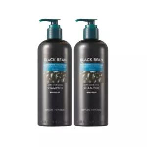 네이처리퍼블릭 블랙 빈 안티 헤어로스 샴푸 520ml 2개