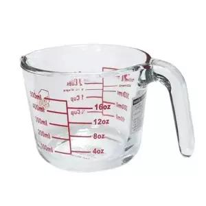 페르비타 계량컵 비커 라면물 베이킹 이유식 내열유리 용량컵 500ml