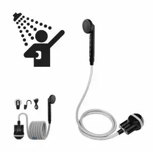 이동식 샤워기 충전 물통 백 캠핑 휴대용 야외 차박