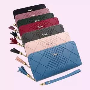 멀티 여성 장지갑 아코디언 수납 지퍼 패션 예쁜 WFLRAW3