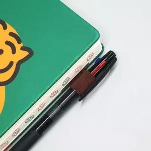 펜꽂이 다이어리 공책 휴대용 펜홀더 브라운 (KYR-WFFN8FL)