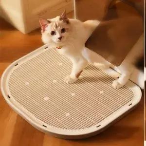 고양이 배변 화장실 발판 모래깔판 위생 방지 매트